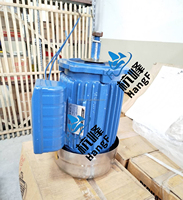 Moteur HANGFENG DJ110 1,5 kW 220 V à 4 cannelures pour l'aquaculture - Boîtier de jonction en nylon monophasé, couvercle de ventilateur en acier inoxydable, longue durée de vie