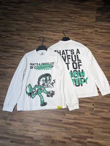 C'est vraiment beaucoup de sirop contre la toux ! Sweat à capuche ample à manches longues pour homme, 100% coton épais de qualité supérieure, marque tendance style urbain. - Product Image 3