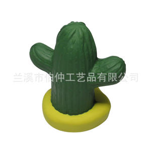 Jouet anti-stress en mousse PU en forme de cactus vert, modèle caméléon, pour jeunes de 15 à 35 ans, livraison directe d'usine - Product Image 5