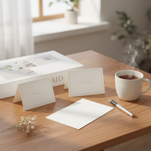 Biglietto da Visita Personalizzato con Logo, Creativo per Compleanno, San Valentino, Laurea, Messaggio in Oro Rosa Pieghevole - Product Image 3