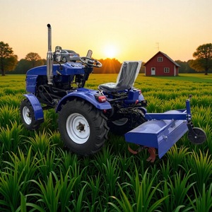 Mini Tractor de Ruedas de 25 CV, Monocilíndrico, Transmisión de 6+1 Velocidades, Uso Agrícola, Azul - Product Image 1