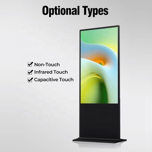 Freistehender Digital Signage Kiosk Touchscreen Totem mit CMS Software Interaktives Indoor Werbedisplay - Product Image 2
