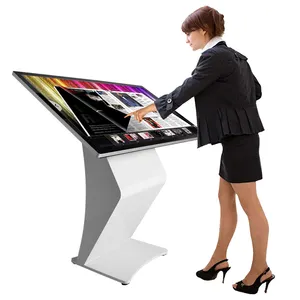 Multi Touch Capacitive Screen Electric Kiosk Suppliers Cheap Self Service Kiosk 4k For Library