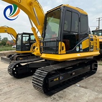 Excavatrice Komatsu 130 de taille moyenne 13t d'occasion, excavatrice Komatsu PC130 d'occasion