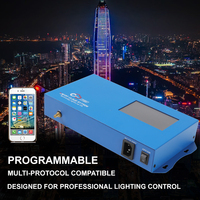 Aipin P804 8 puertos DMX 512 Serial SPI señal RDM decodificador maestro RGB LED tira de luz controlador de proyecto de programa de voltaje constante