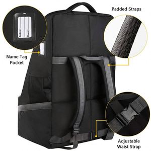 Sac de transport pour siège auto, grand et durable, avec rembourrage confortable, sac à dos pour siège auto, sac de voyage pour siège auto enfant/bébé, fabriqué en usine BSCI - Product Image 2