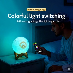 Reproductor de Corán Portátil con Batería de 1200 mAh, Memoria de 8 GB, 15 Recitadores Famosos, 17 Idiomas, Luz de 7 Colores, Altavoz de Corán Controlado por Aplicación - Product Image 2