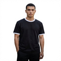 Kaos Pria Retro Washed 240gsm Katun Tebal Vintage Streetwear Boxy Fit Logo Custom S-4XL Polos