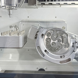 Haute efficacité précision Cad Cam 5 axes verre humide céramique butée personnalisée titane disque métal bloc laboratoire dentaire <span class=keywords><strong>fraiseuse</strong></span> - Product Image 4