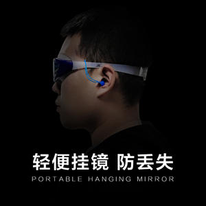 Jiehu – ensemble de bouchons d'oreilles et pince-nez Ac 11 bleu, pour la natation, les sports nautiques, pour adultes et enfants, avec sangle anti-perte, en PVC - Product Image 4