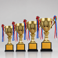 Piala Logam Kustom Emas Perak Perunggu Penghargaan Juara Olahraga Pabrik Langsung Gratis Ukiran Logo untuk Kompetisi Hadiah Sekolah