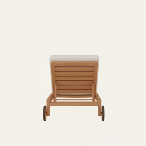 Tumbona de Madera de Teca Moderna y Lujosa para Exteriores, Silla Reclinable para Piscina, Muebles de Exportación Hechos a Mano para Hoteles, Villas, Jardines y Patios - Product Image 5