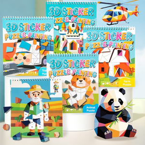 Autocollants mosaïques 3D personnalisés à imprimer, bricolage, jouet éducatif pour enfants, <span class=keywords><strong>livre</strong></span> <span class=keywords><strong>de</strong></span> coloriage mosaïque mystère - Product Image 2