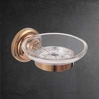 Porte-savon mural en acier inoxydable et verre, moderne, fonctionnel, élégant et écologique - Utilisation hôtelière, durable