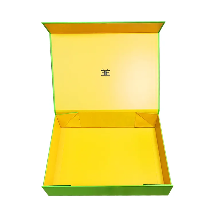 صندوق هدايا عالي الجودة قابل للطي صندوق ممغنط بسعة تحمل قوية مطبوع ملون بشعار مخصص معاد تدويره للبيع بالجملة