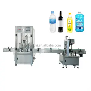 GLF-4 Automatic 4 head liquid filling and capping assembly line