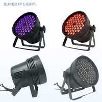 Iluminación Profesional para Escenarios, DJ, Clubes Nocturnos, Conciertos, Iglesias, Focos LED PAR 54*3w RGBW 4 en 1