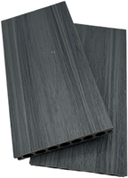 Terrasse en bois composite co-extrudé personnalisable, simple face, facile à installer avec design moderne pour une utilisation en extérieur
