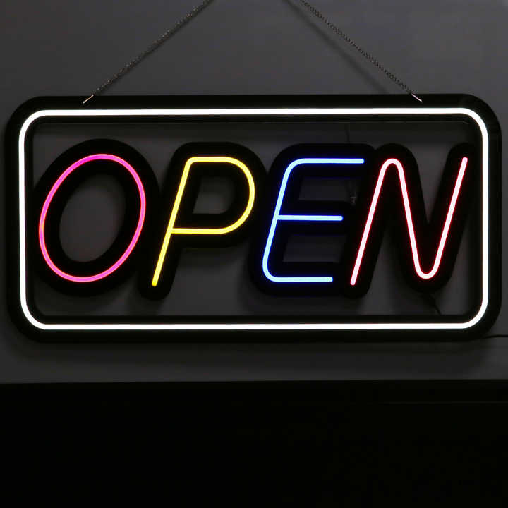 Indoor & Neon Signs - Ultra Bright LED Open Sign with Remote Control