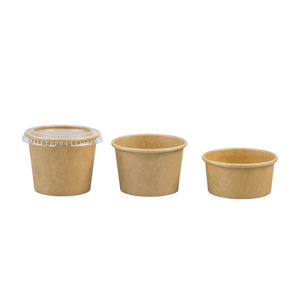Eco-Friendly Compost Disposable <strong>Mini</strong> <strong>Paper</strong> Sauce <strong>Cups</strong> with Custom Sizes for Sugar &amp; Cookie Dipping - Product Image 2