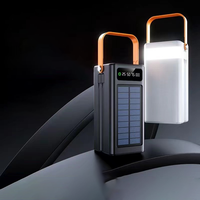 Chargeur portable en promotion, charge super rapide, 50000 mAh, batterie externe avec câbles intégrés pour iPhone, grande capacité