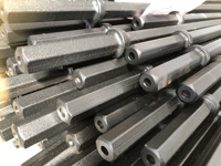 Varillas de barra de taladro cónicas hexagonales de alta calidad de 22*108mm, varillas de taladro de roca de 1m, 2M, 3m de longitud para minería