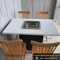 Table de barbecue Dansen Yakiniku, table de barbecue sans fumée avec grill Yakiniku pour restaurant