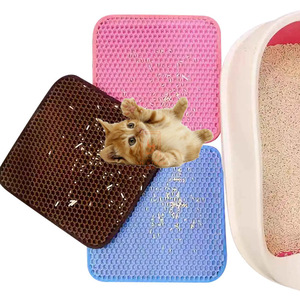 Zhicheng EVA <b>Cat</b> Litter Mat Rectangle Easy Clean For <b>Cats</b> - Product Image 3