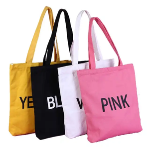 Hot Sell Custom Printed Logo Office Travel Organic Cotton <b>Large</b> Color Recyclable <b>Canvas</b> Shopping Tote <b>Bag</b> - Product Image 6