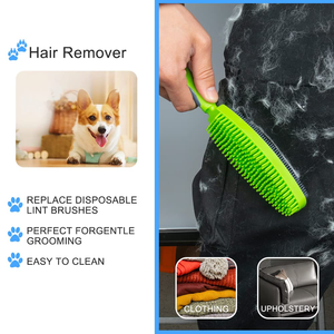 High Quality 10" <b>Pet</b> Hair Tool Massage Needle Bristles All Breeds Dogs Cats <b>Brush</b> Comb Also Used As Dog Cat Bath <b>Brush</b> NO.8701 - Product Image 5