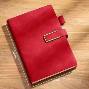 Wholesale <b>Custom</b> Logo Promotional Business Gifts PU Leather Notebooks A6 Students Hardcover A5 <b>Diary</b> Journal Notebook - Product Image 2