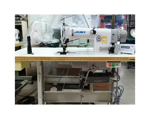 Used Jukis MH 486-5 Singer Needle Double Chainstitch Bottom and Variable Top-feed Sewing Machine Industrial