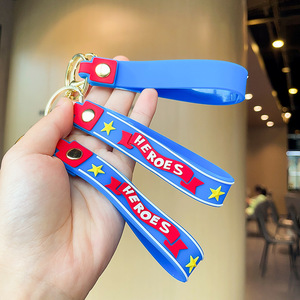 พวงกุญแจยางมาร์เวล อเวนเจอร์ส อัลไลแอนซ์ ลายการ์ตูน 3 มิติ ทนทานอเนกประสงค์ สำหรับรถยนต์และกระเป๋า - Product Image 4