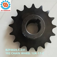 Piezas para Cosechadoras BZF0028.5-231 Rueda de Cadena 12A-17-C RG50 RG60 RG70 RG80 RG90 RG108 RG108 Plus