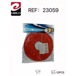 Lanterne rotonde rosse 12 pezzi, leggere, per decorazioni domestiche - Product Image 3