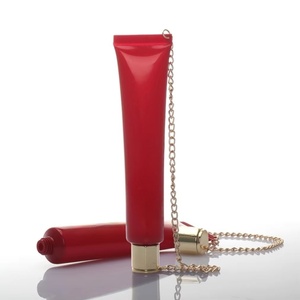 Tube de crème pour les yeux en plastique recyclé PCR de haute qualité, écologique, 50 ml, 30 ml, emballage cosmétique personnalisé avec porte-clés pour les soins de la peau - Product Image 3