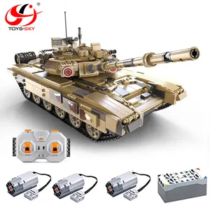 Cada 1722 pz T90 RC esercito serbatoio tecnico Building Blocks mattone apprendimento educativo RC assemblaggio militare serbatoio giocattolo per i bambini