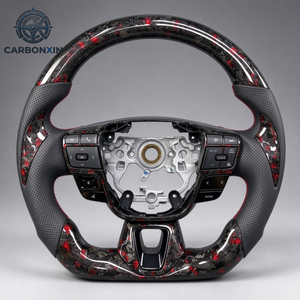 Volant de camion en cuir personnalisé en fibre de carbone forgée pour Toyota 2023 2024 2025 2026 Camry Highlander - Product Image 1