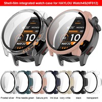 BEEFLYPOWER Coque de protection intégrale pour montre avec pare-chocs en verre trempé intégré pour Garmin 4 & 4S HF011 HF012