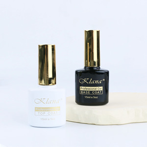 Smalto Gel senza salviettina Top Coat Base in gomma alta lucentezza lucida di lunga durata - Product Image 1