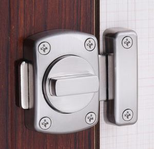Loquet de porte moderne noir mat en acier inoxydable 304 renforcé avec fonction d'arrêt de porte, installation facile pour <span class=keywords><strong>portail</strong></span> et fenêtre - Product Image 2