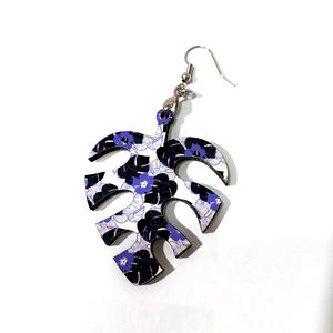 <span class=keywords><strong>Hawaï</strong></span> feuille forme BRICOLAGE sublimation blanc boucle d'oreille boucles d'oreilles en bois pas cher bijoux - Product Image 1