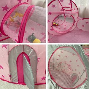 KT KT-ZHHJ Jeu d'activités pour jeunes enfants en trois parties, en plastique ABS, comprenant une maison de jeu, une yourte, une fusée, une capsule spatiale, une <span class=keywords><strong>piscine</strong></span> à balles et un <span class=keywords><strong>tunnel</strong></span>, 5-7 ans - Product Image 2