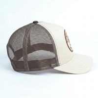 Gorra Trucker Unisex Impermeable de 5 Paneles con Diseño OEM Personalizado, Deportiva, Formal, de Moda, de Alta Calidad, con Logotipo Bordado en Aplique de Nailon