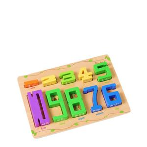 Xodis – Puzzle numérique en bois 3D, jouet d'apprentissage pour enfants de 3 à 6 ans, blocs de construction éducatifs en mathématiques, jeu de comptage unisexe - Product Image 1