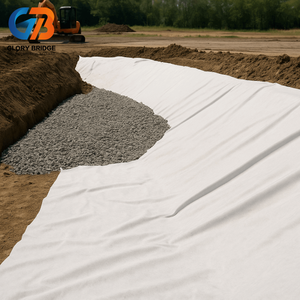 Géotextile non tissé industriel PP anti-âge Glory Bridge de haute qualité, 250g/m², garantie 5+ ans, écologique pour les rivières - Vente chaude - Product Image 4