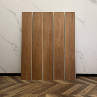 Mingman SPC Bodenbelag 4,5mm 1220x183mm Wasserdichte Vinyl-Bodendielen mit Starrem Kern Klicksystem Rutschfest für Zuhause Küche Büro