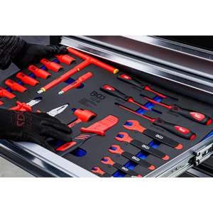 BGS Tool Tray 3/3: Jeu de douilles VDE 10 mm (3/8 ") Drive 26 pcs. - Product Image 2