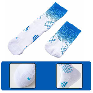 Calcetines atléticos de baloncesto de alta calidad, trekking acolchado con logotipo personalizado en el puño y la <span class=keywords><strong>temporada</strong></span> de primavera inferior - Product Image 5