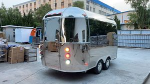 Camión de comida totalmente equipado, carrito de helados de restaurante con ruedas, remolques de comida para barbacoa de Pizza Móvil de calle para equipo de catering DOT - Product Image 4